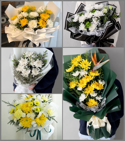 山东青岛平度市明村镇辛后村白事花束代送
